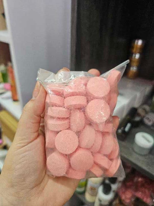 Pastillas efervescentes para pedicura