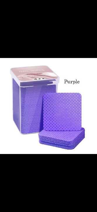 Toallas anti pelusa Morada 200 pcs
