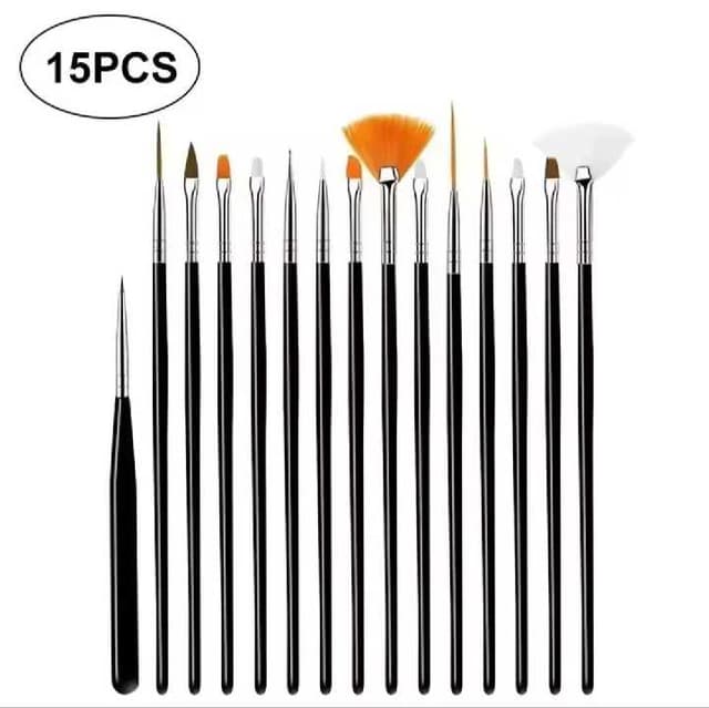 Pinceles para decoracion negro
