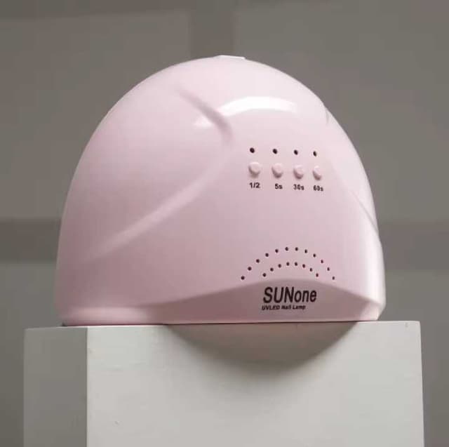 Lampara sun 45 wts Rosa y Blanco