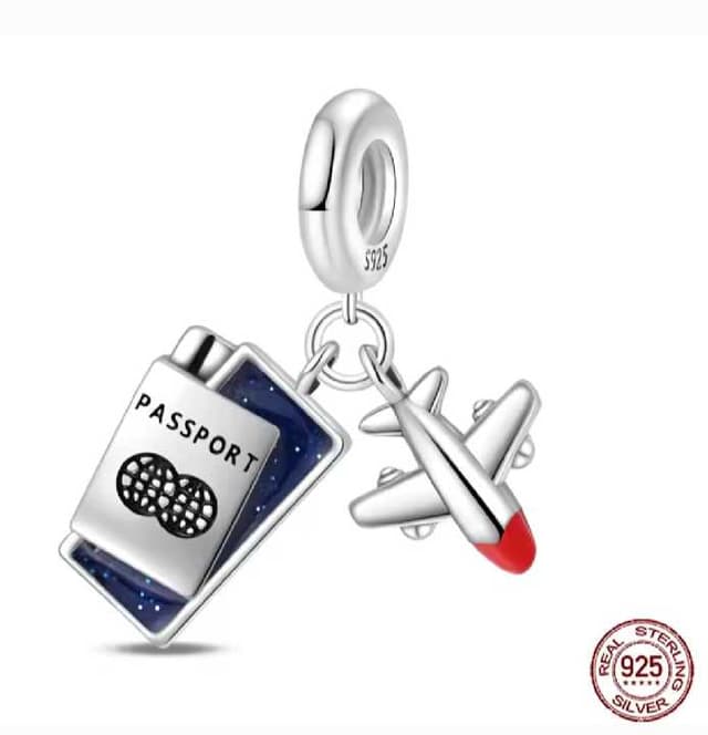 Charms de viaje Plata Ale 925