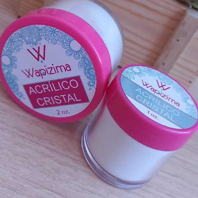 Acrilico cristal 1 onz