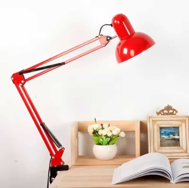 Lámpara Led roja con soporte