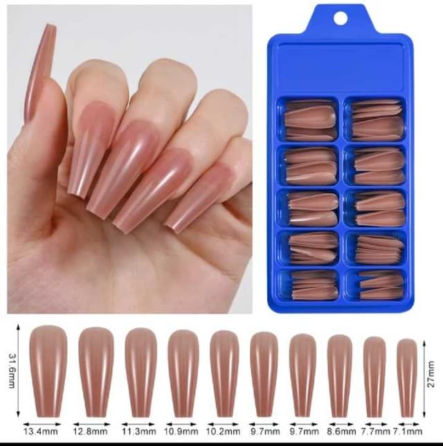 Tips sof gel cafes 120 piezas