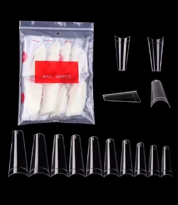 Tips coffin 500 piezas C1
